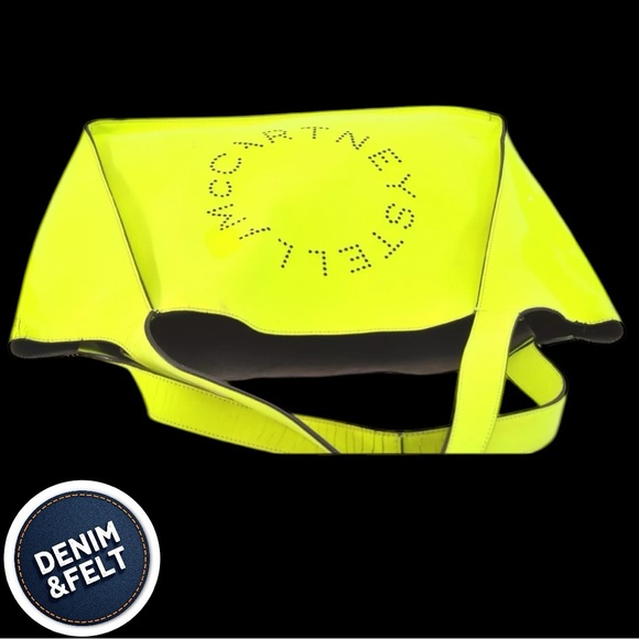 Stella McCartney Neon Yellow Tote Bag - Picture 6 of 16